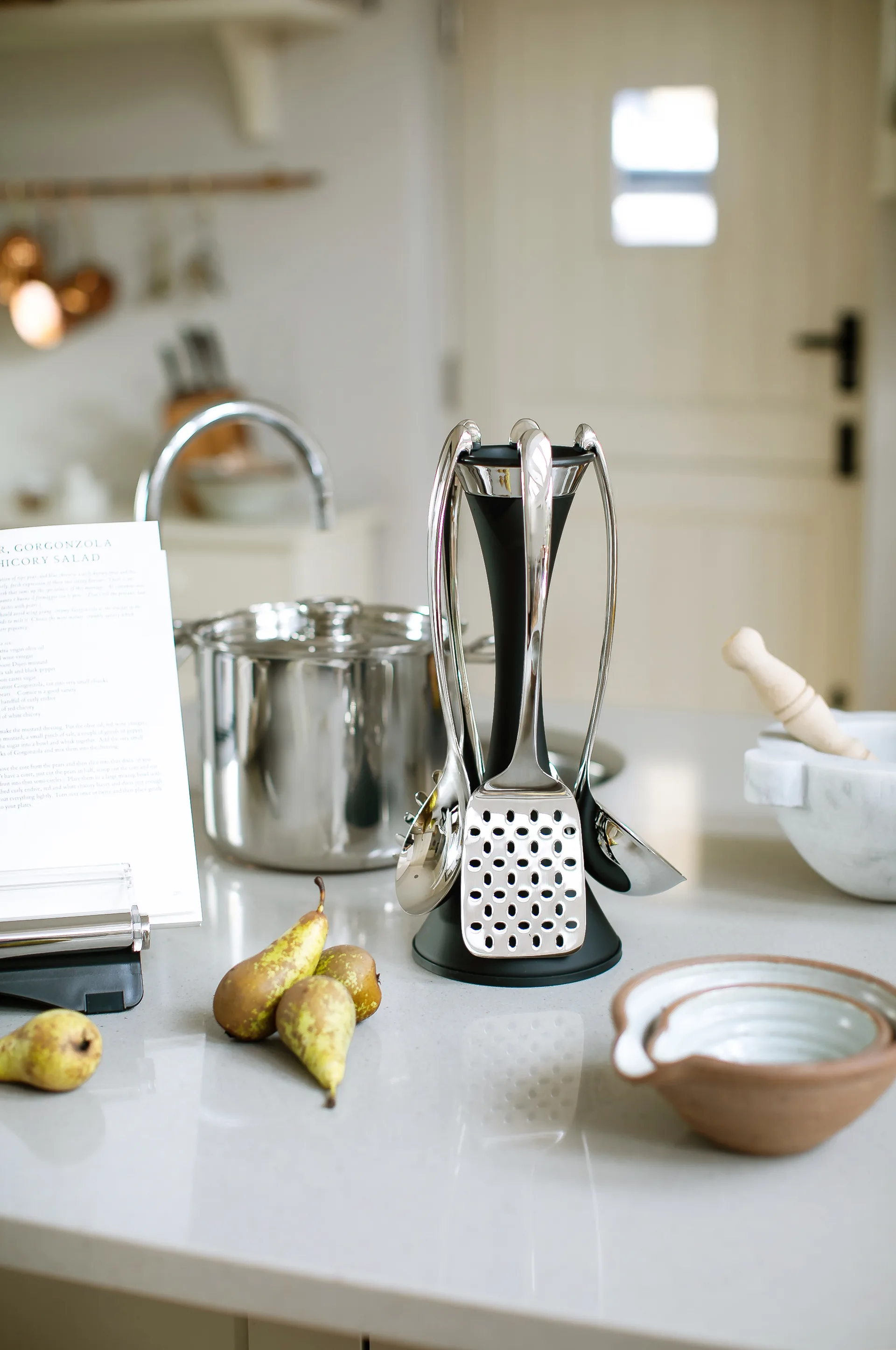 Robert Welch Signature Küchenutensilienhalter 6 teilig, Schwarz Robert Welch