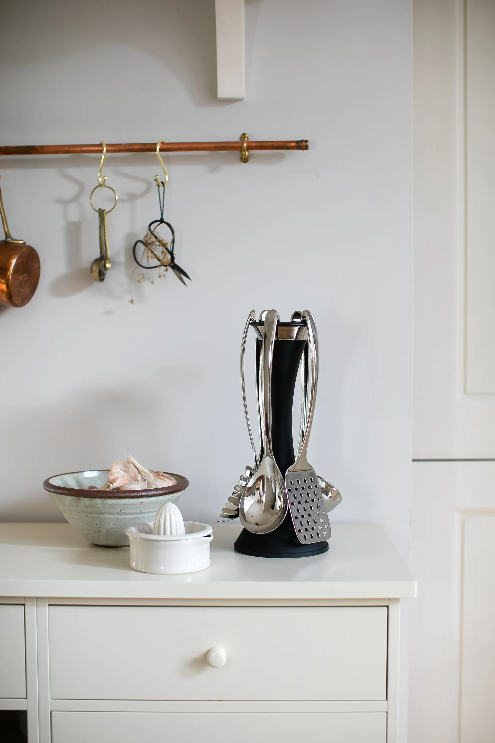 Robert Welch Signature Küchenutensilienhalter 6 teilig, Schwarz Robert Welch