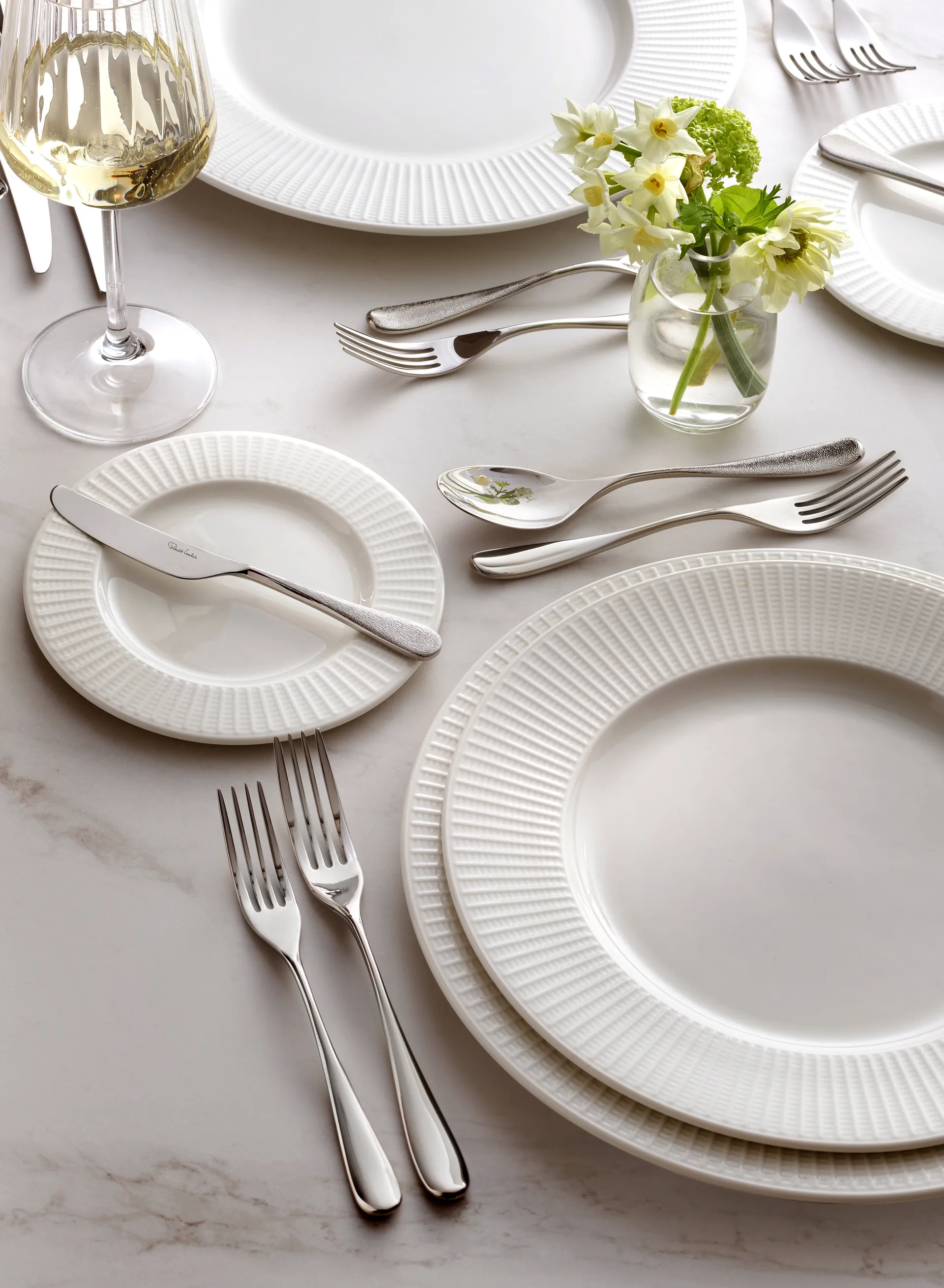 Sandstone Buttermesser glänzend, Edelstahl Robert Welch