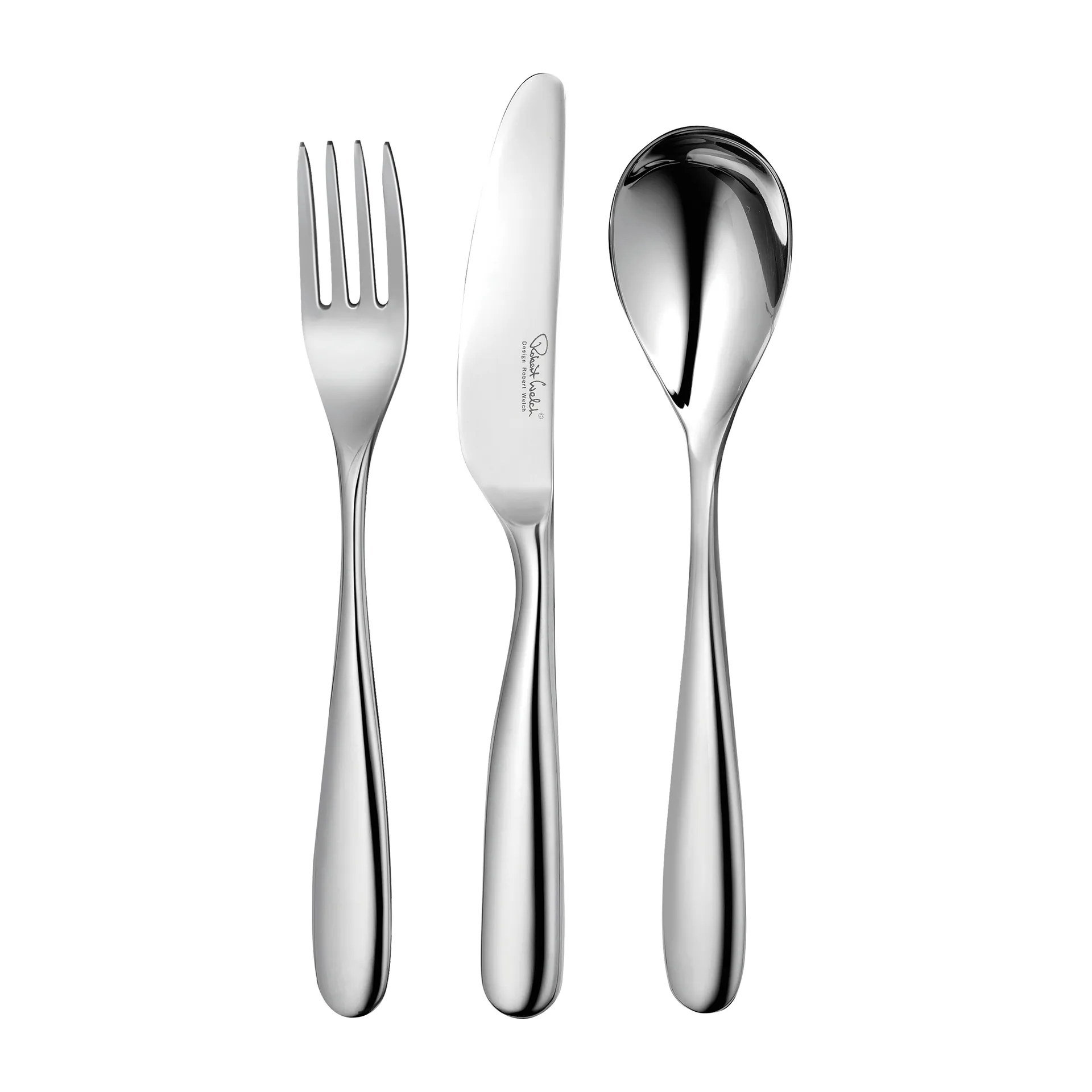 Stanton Bright Kinderbesteck 3 Teile, Edelstahl Robert Welch