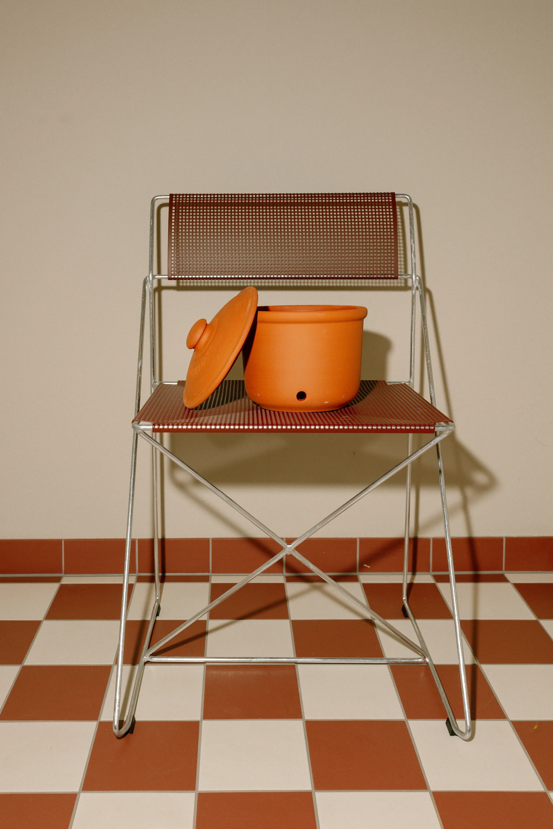 Römertopf Kartoffeltopf, Terrakotta Römertopf