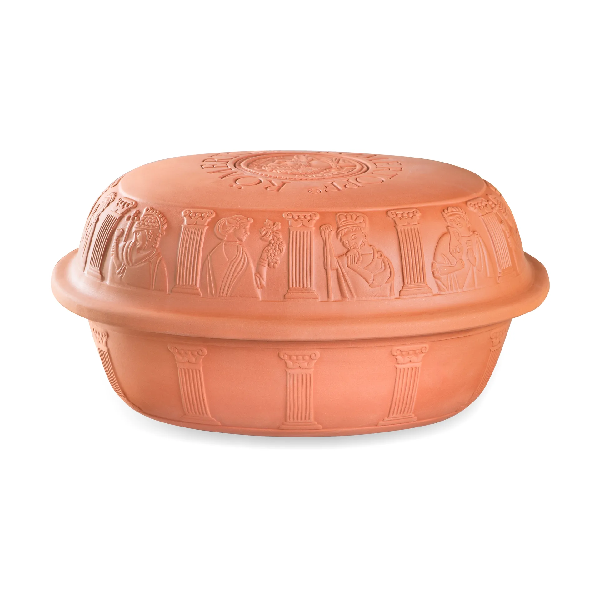 Tontopf Classic Maxi Terracotta, 8 Personen Römertopf