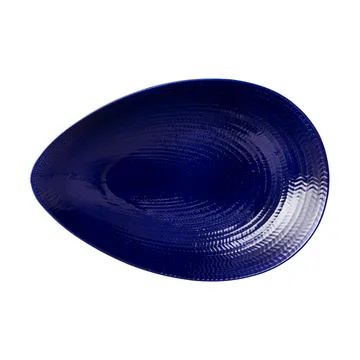 Blaues Feuer Servierplatte - Blau, 24x35 cm - Rörstrand