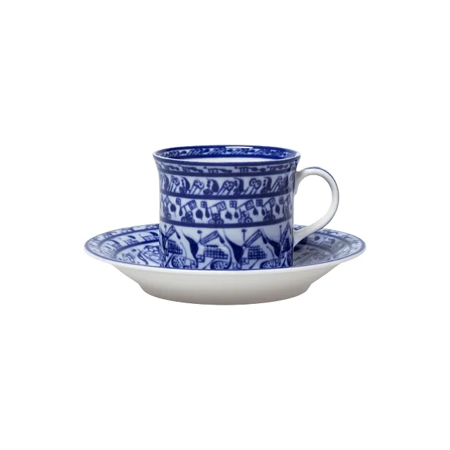 Cobolti Tasse mit Untertasse - Blau, 2-teilig - Rörstrand