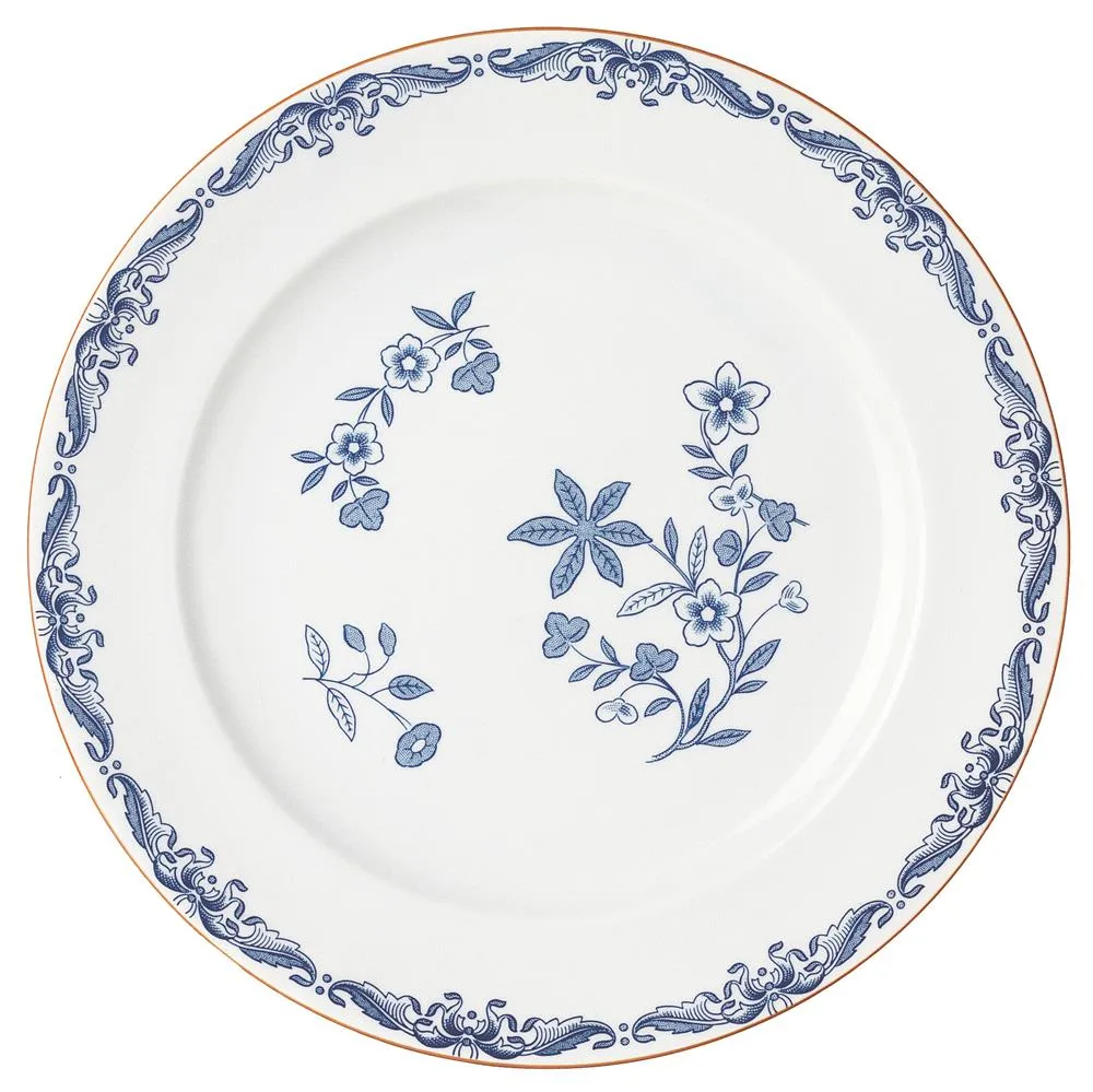 Ostindia flacher Teller, Blau, Ø27cm Rörstrand