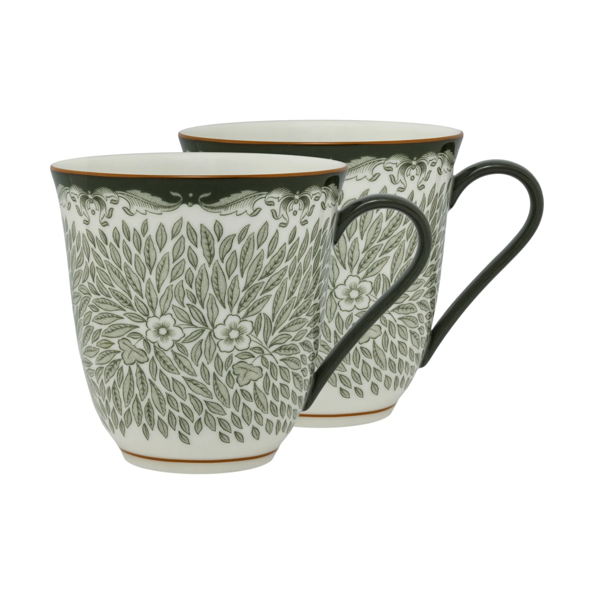 Ostindia Floris Tasse 30 cl 2er Pack, Grün
 Rörstrand