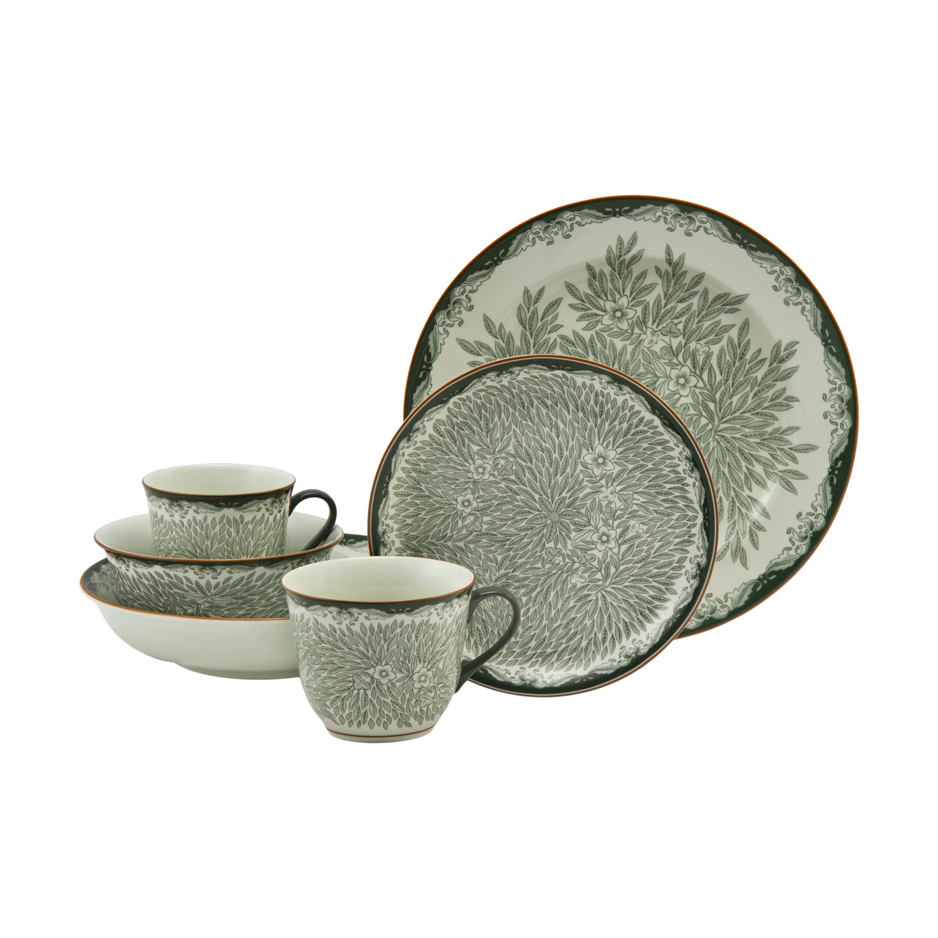 Ostindia Floris Tasse 30cl, Grün
 Rörstrand