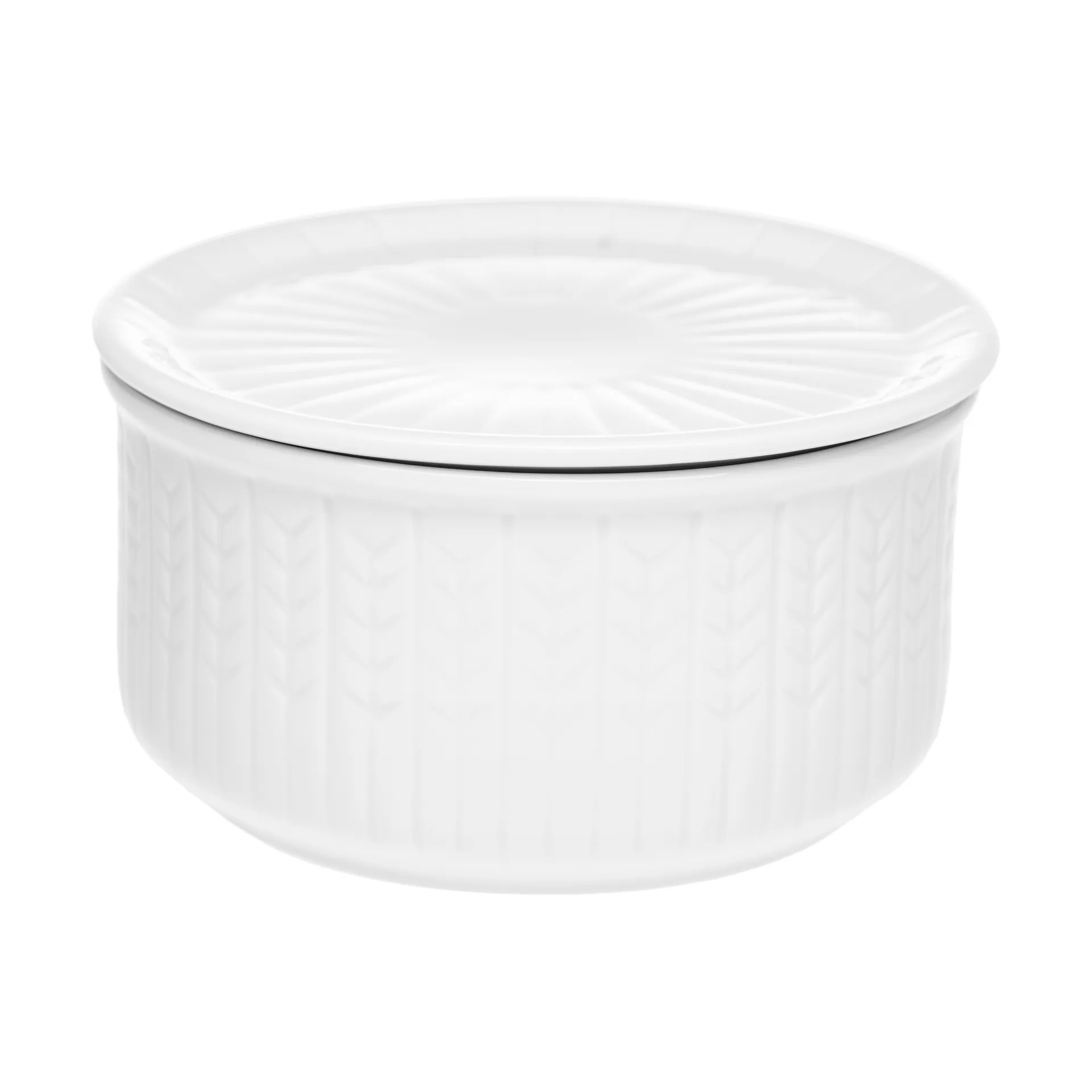 Swedish Grace Aufbewahrungsdose niedrig S 0,3 L, Schnee Rörstrand