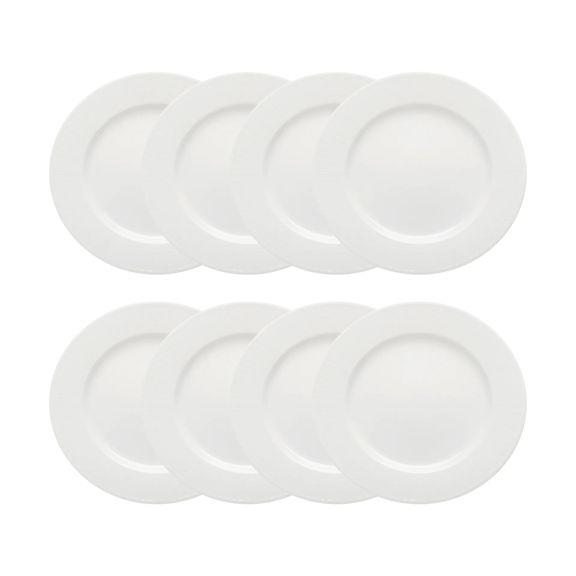 Swedish Grace Dessertteller Ø17 cm 8er-Pack - Schnee (weiß),  Rörstrand