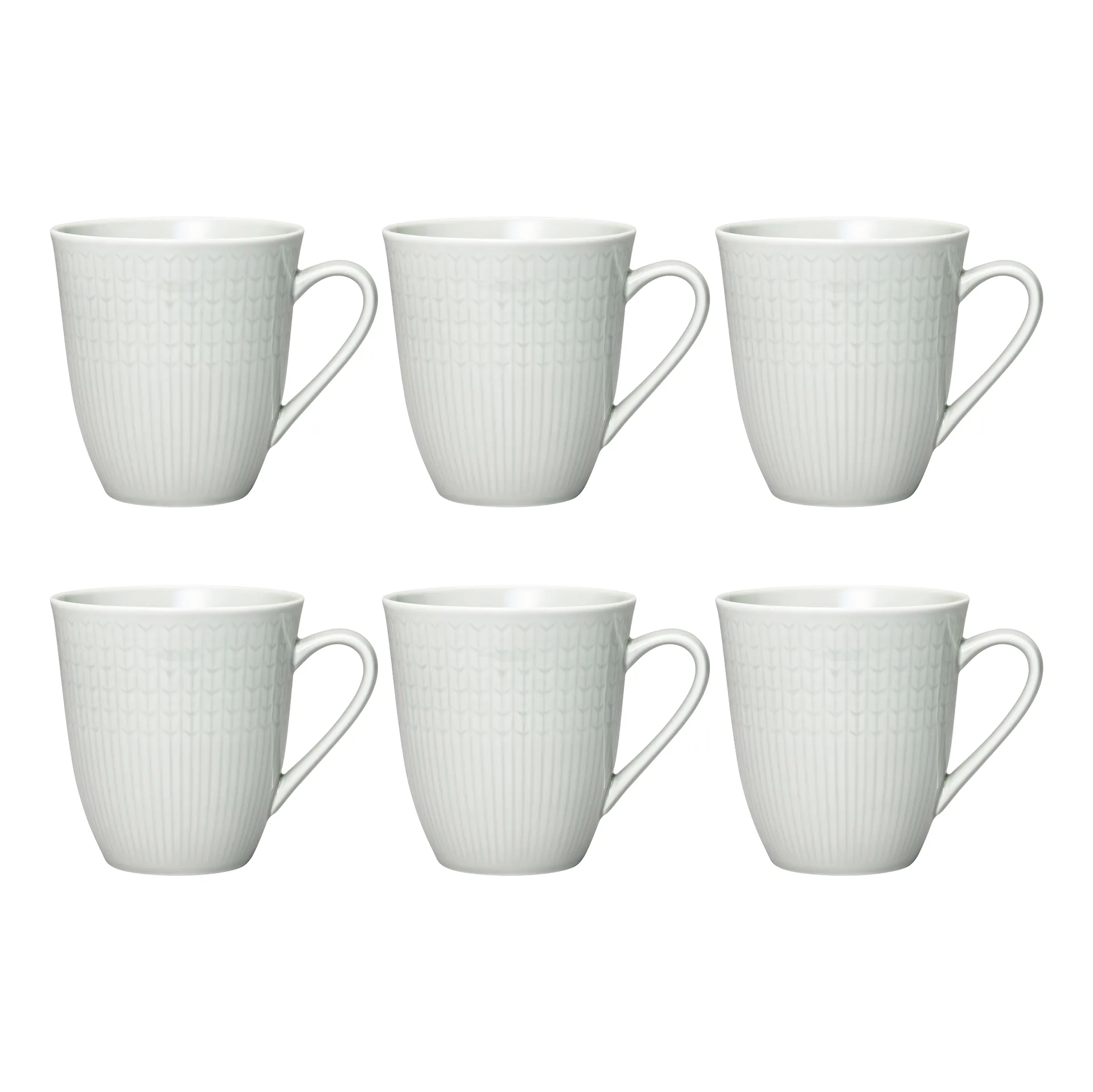 Swedish Grace große Tasse 6er Pack Nebel (grau) Rörstrand