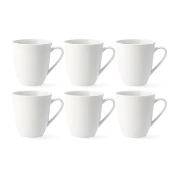 Swedish Grace große Tasse 6er Pack Weiß - Rörstrand