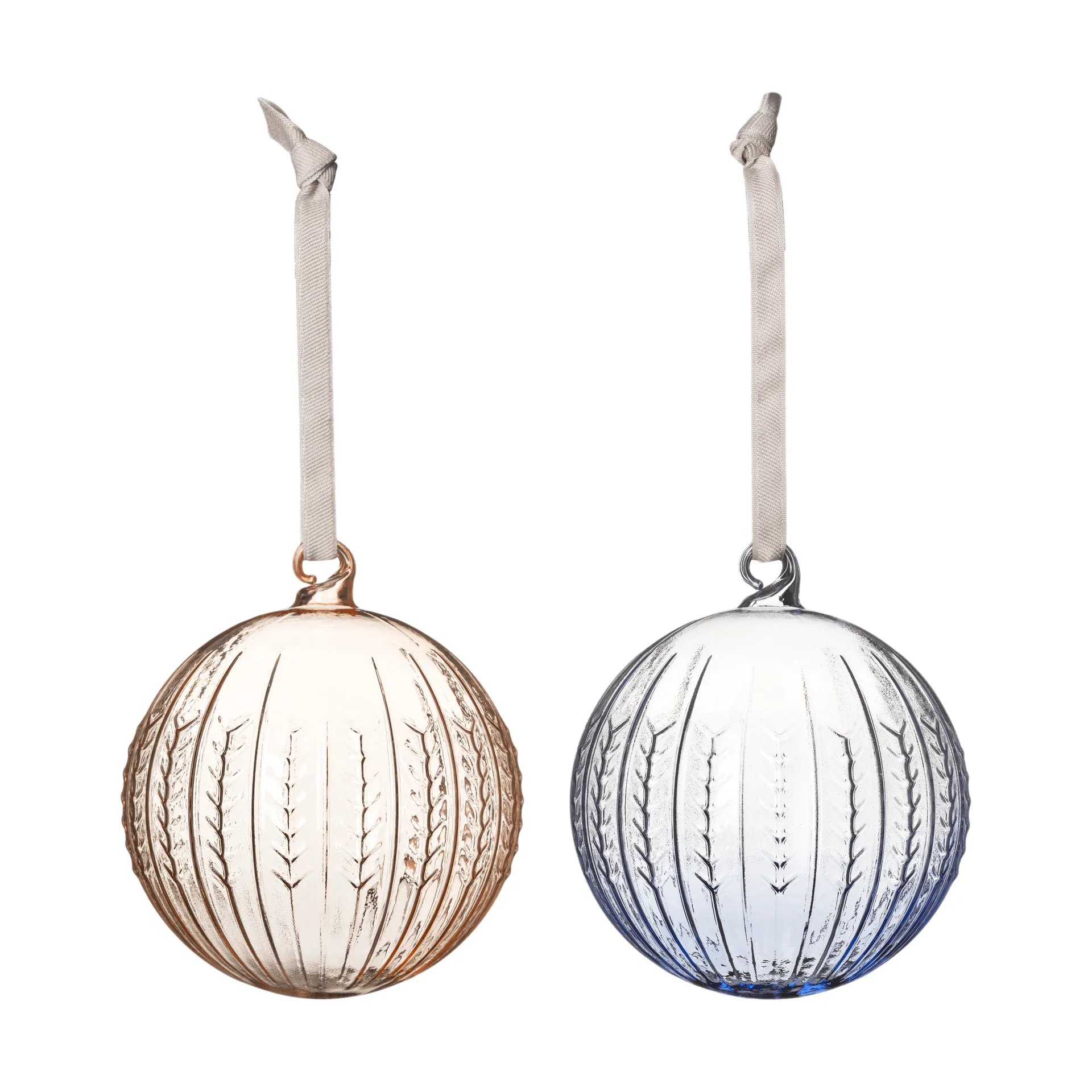Swedish Grace julkula, Jubileums-Blau, 2-teilig Rörstrand