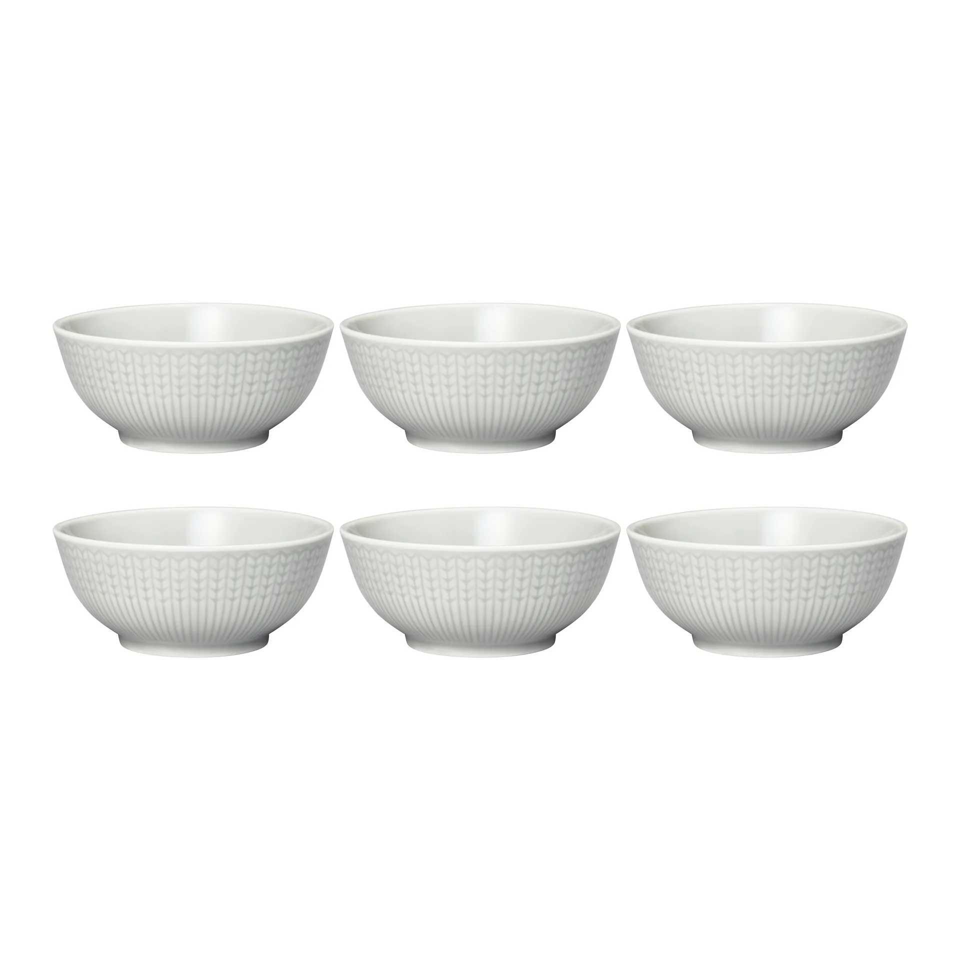 Swedish Grace kleine Schale 6er Pack Nebel (grau),  Rörstrand