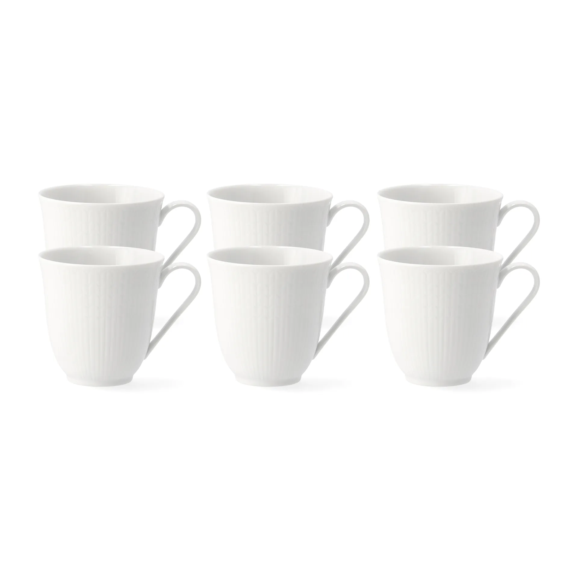 Swedish Grace kleine Tasse 6er Pack Weiß 30cl Rörstrand