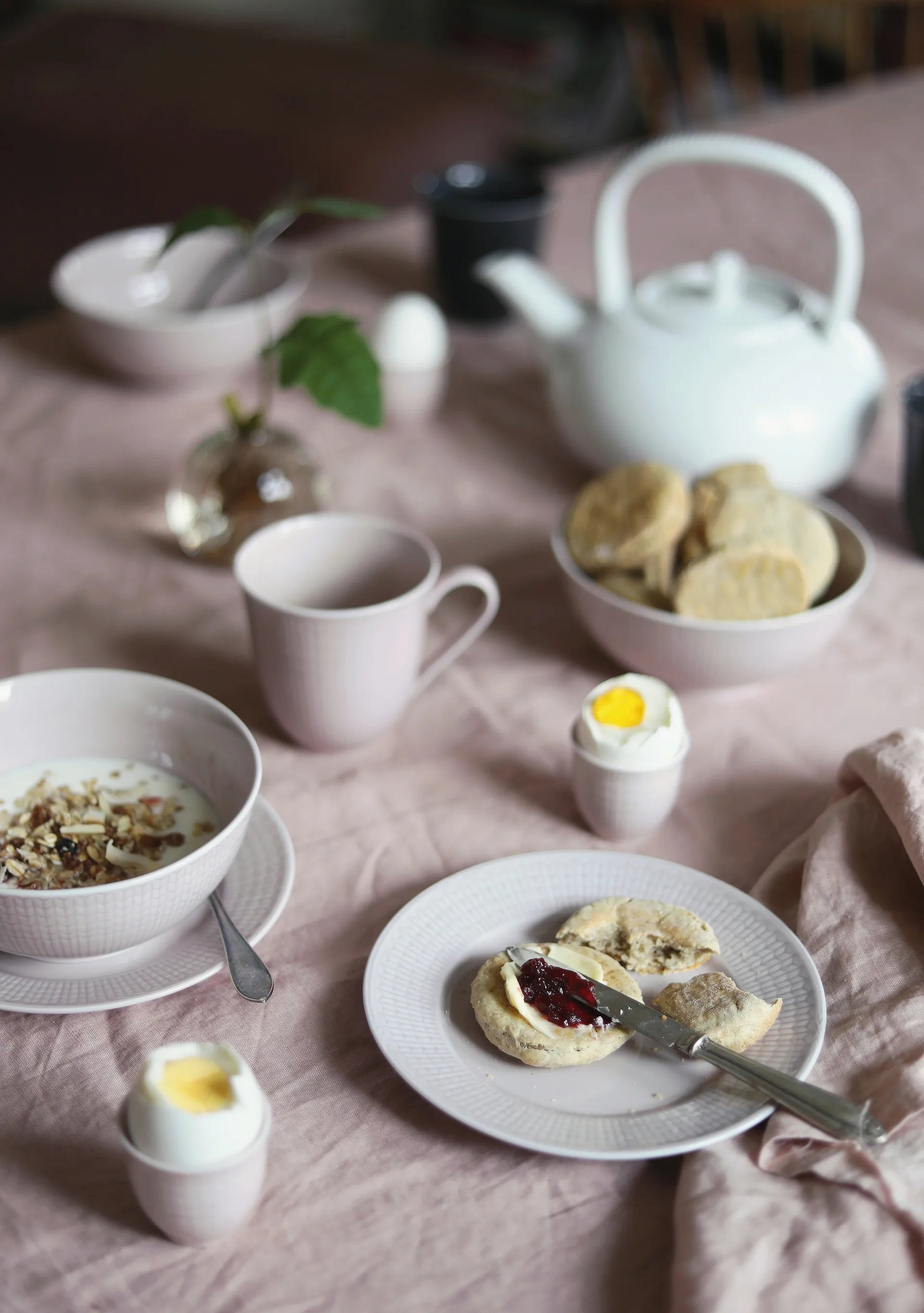 Swedish Grace Schale groß, Rose (rosa) Rörstrand