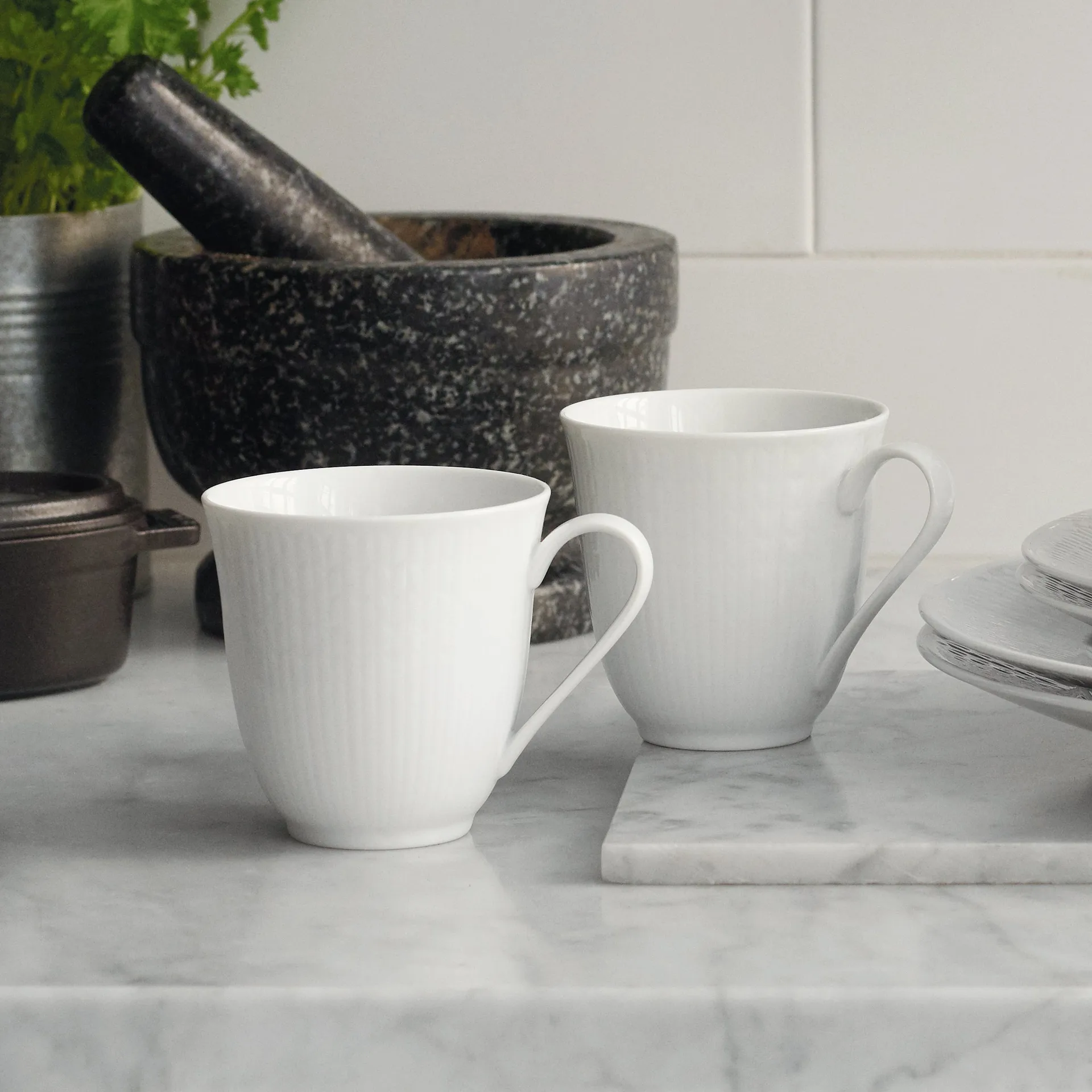 Swedish Grace Tasse 30 cl, Weiß 30 cl Rörstrand