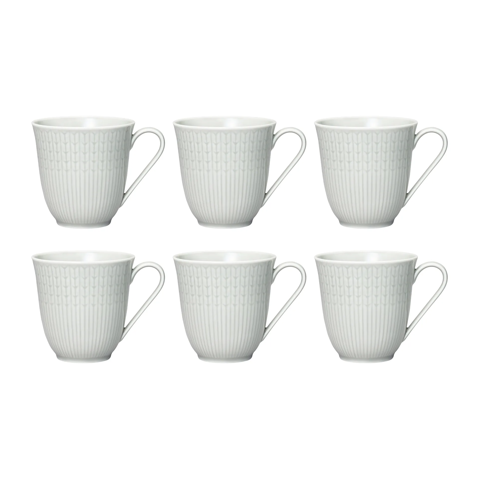 Swedish Grace Tasse klein 6er Pack Nebel (grau) Rörstrand