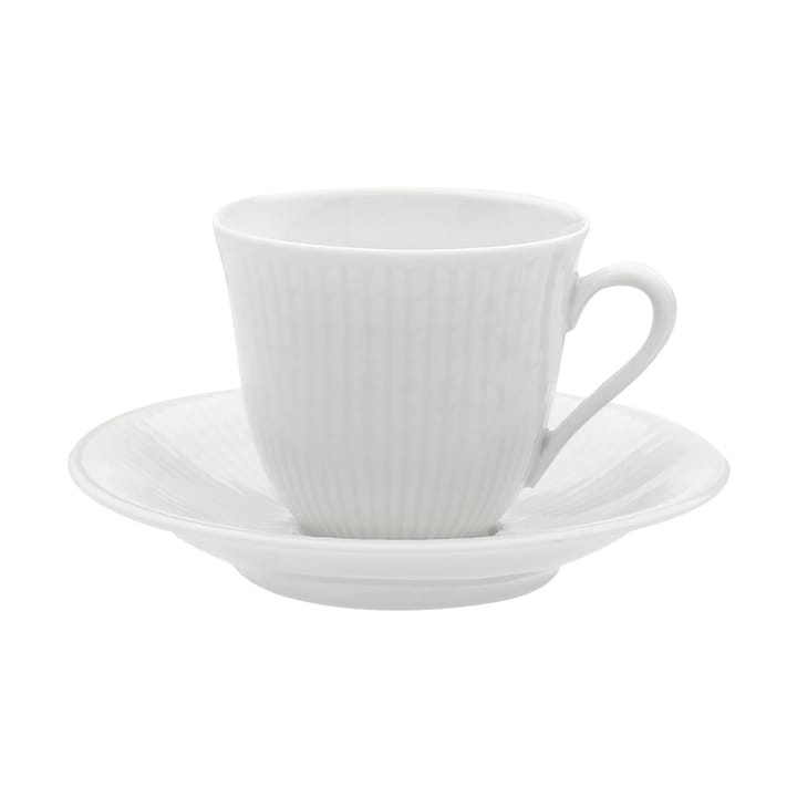 Swedish Grace Tasse mit Untertasse 16 cl, Schnee Rörstrand