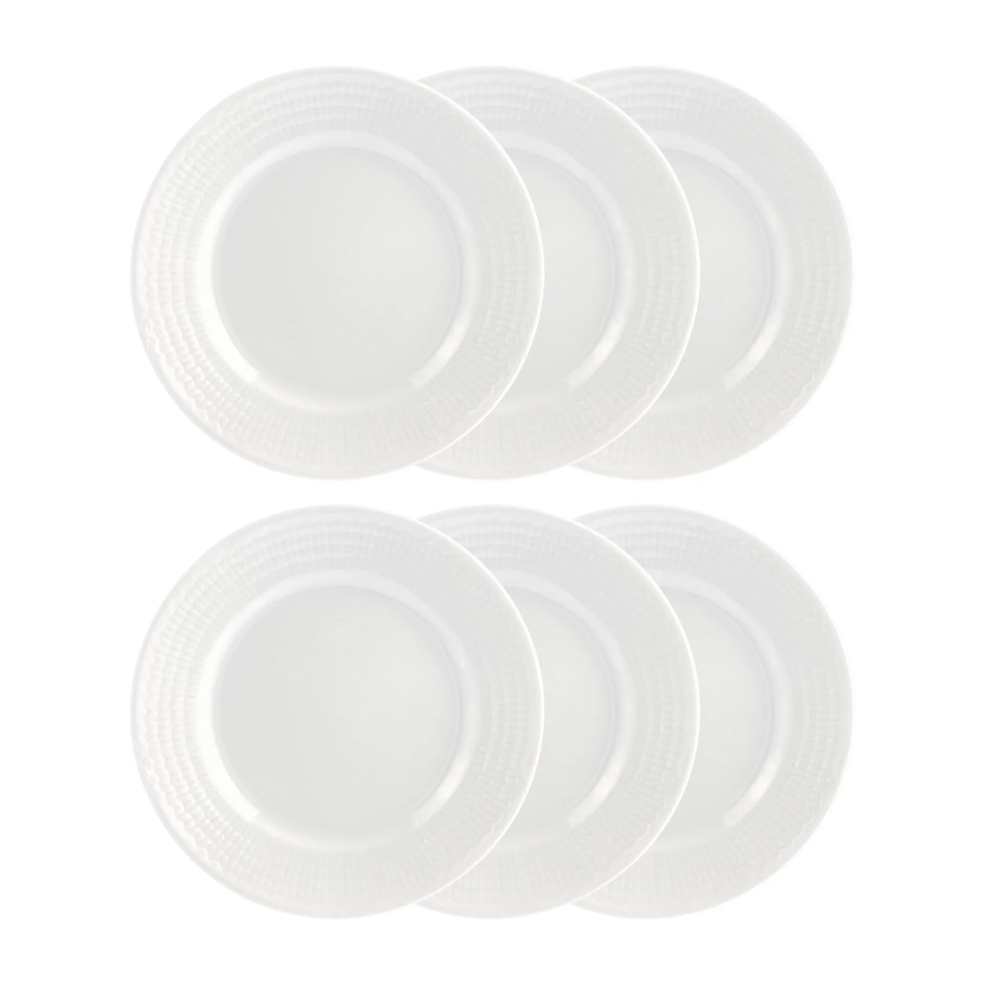 Swedish Grace Teller 17cm 6er Pack Weiß Rörstrand