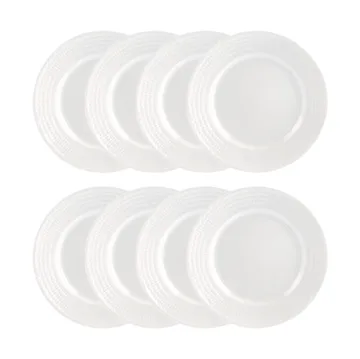 Swedish Grace Teller Ø21 cm 8er-Pack - Schnee (weiß) - Rörstrand