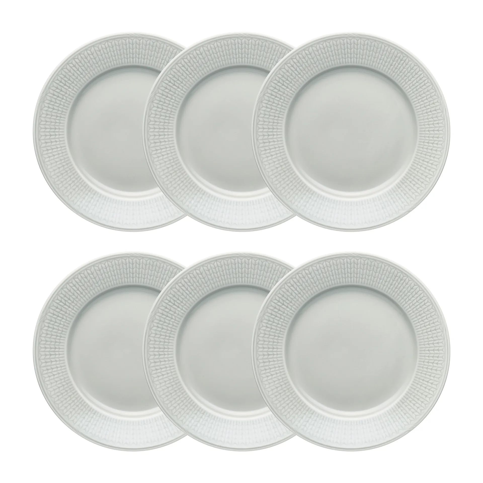 Swedish Grace Teller Ø 21cm 6er Pack Nebel (grau) Rörstrand
