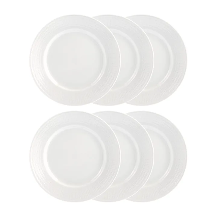 Swedish Grace Teller 21cm 6er Pack Weiß - Rörstrand