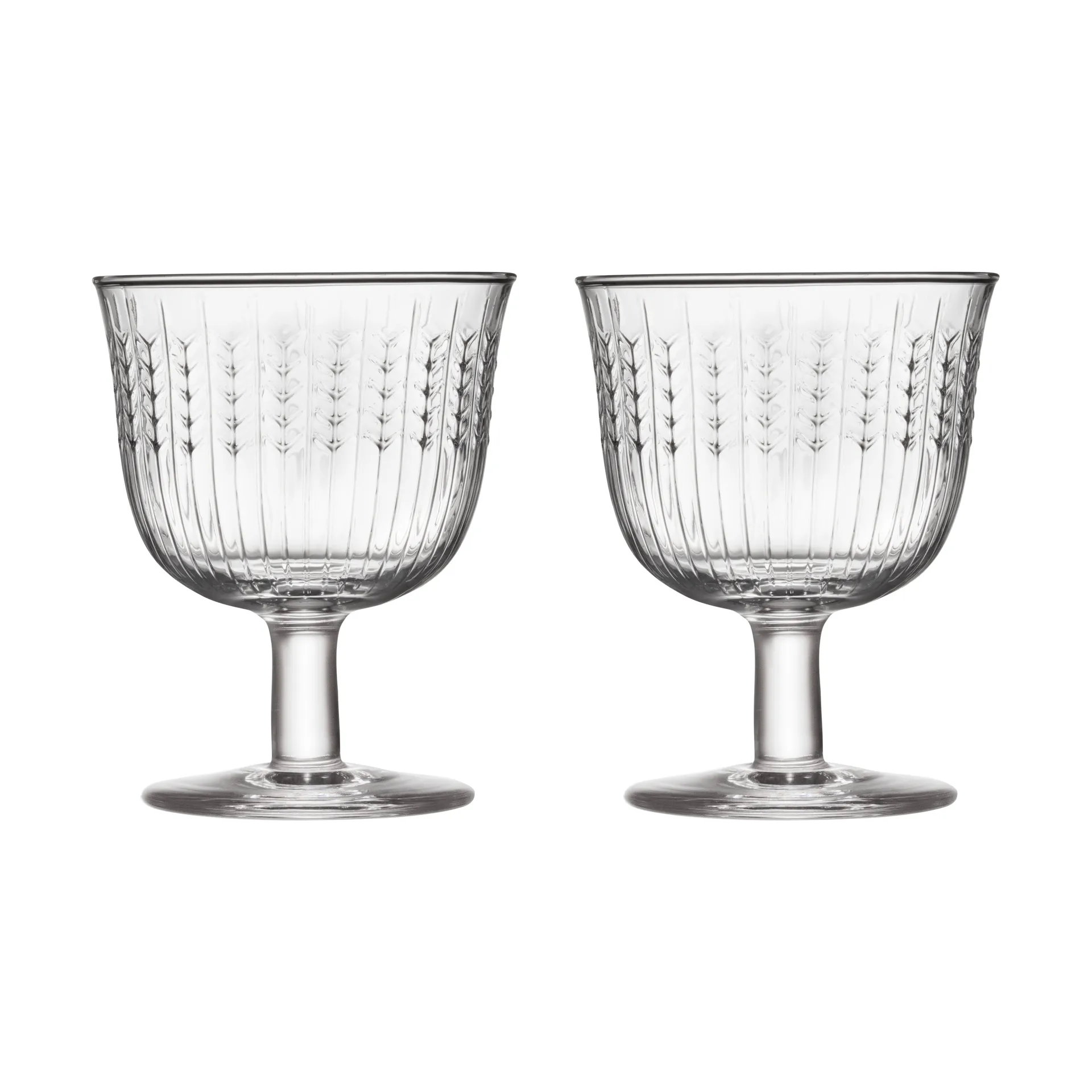 Swedish Grace Trinkglas auf Fuß 25 cl 2er-Pack, Klar Rörstrand