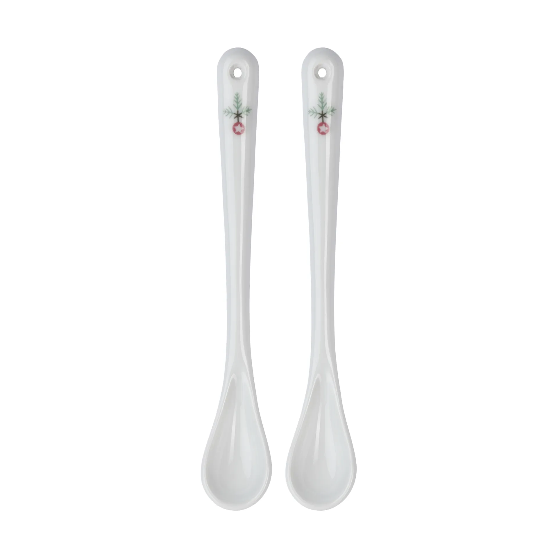 Swedish Grace Winter Löffel 15 cm 2er Pack, Weiß
 Rörstrand