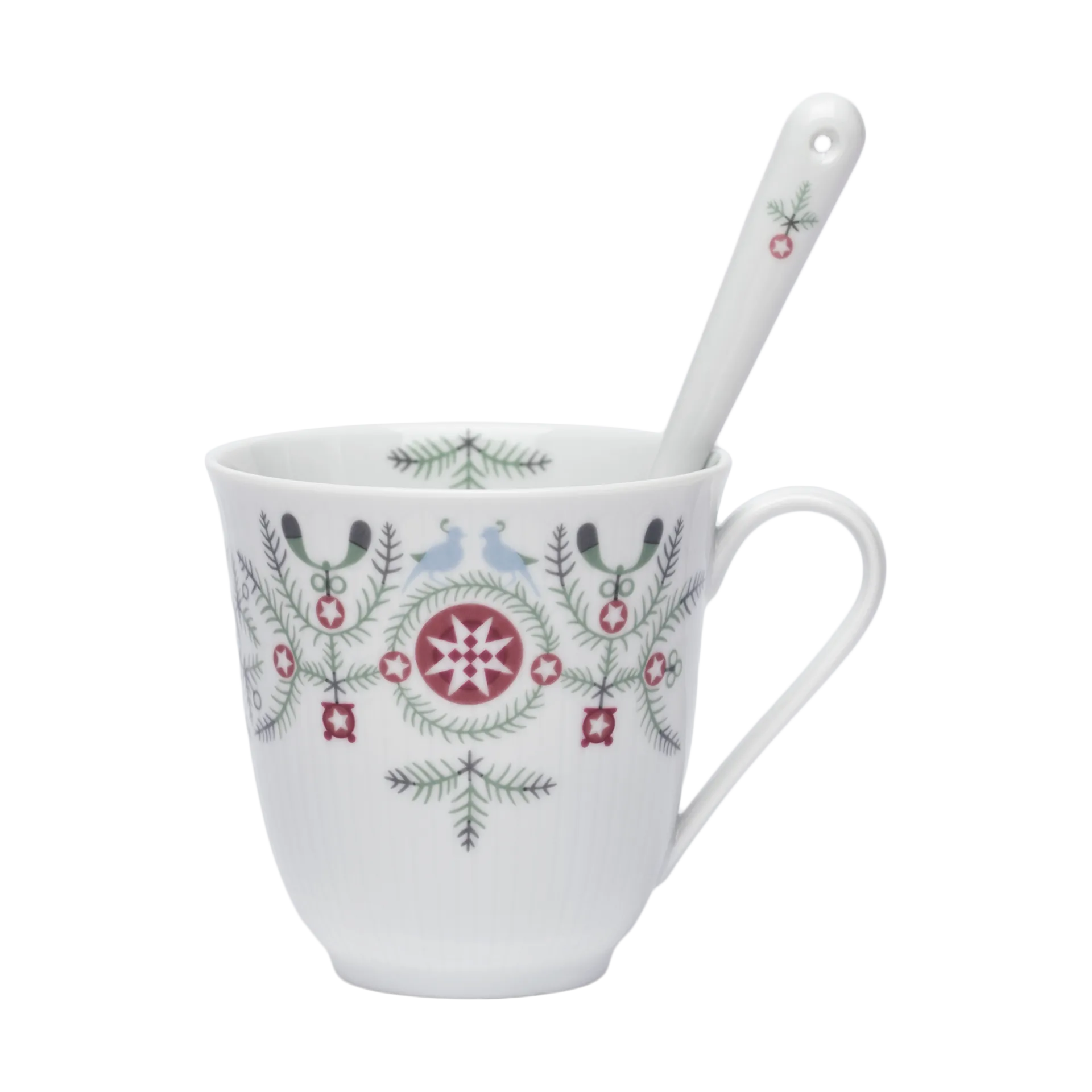 Swedish Grace Winter Löffel 15 cm 2er Pack, Weiß
 Rörstrand