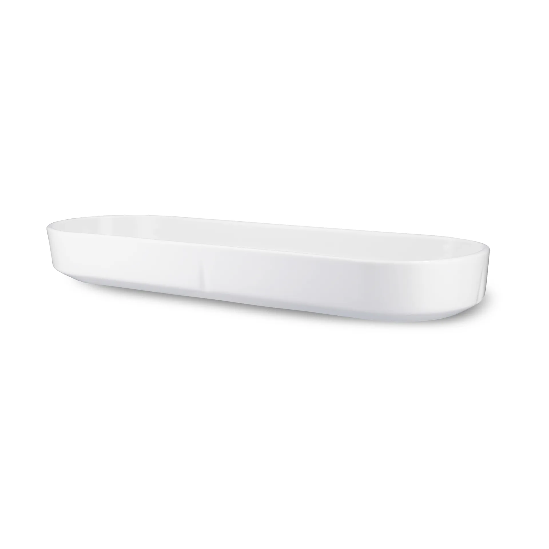 Grand Cru ovales Servierplatten, Weiß, 12x34 cm Rosendahl