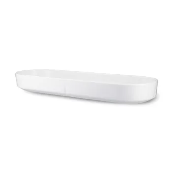 Grand Cru ovales Servierplatten - Weiß, 12x34 cm - Rosendahl