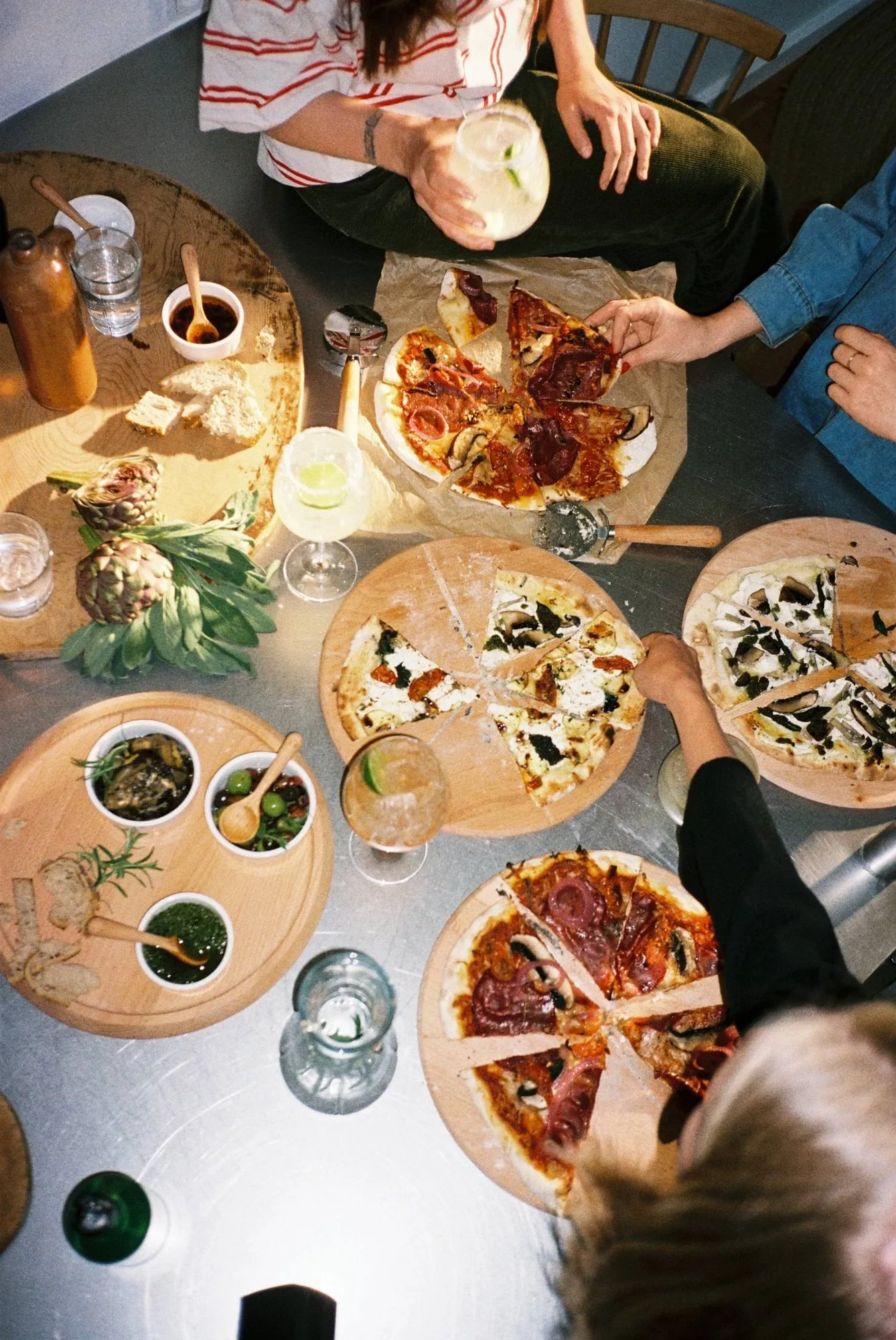 Grand Cru Pizzabrett und Pizzaschneider, Buche, Ø35 cm Rosendahl