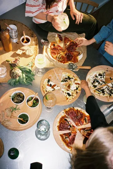 Grand Cru Pizzabrett und Pizzaschneider - Buche, Ø35 cm - Rosendahl