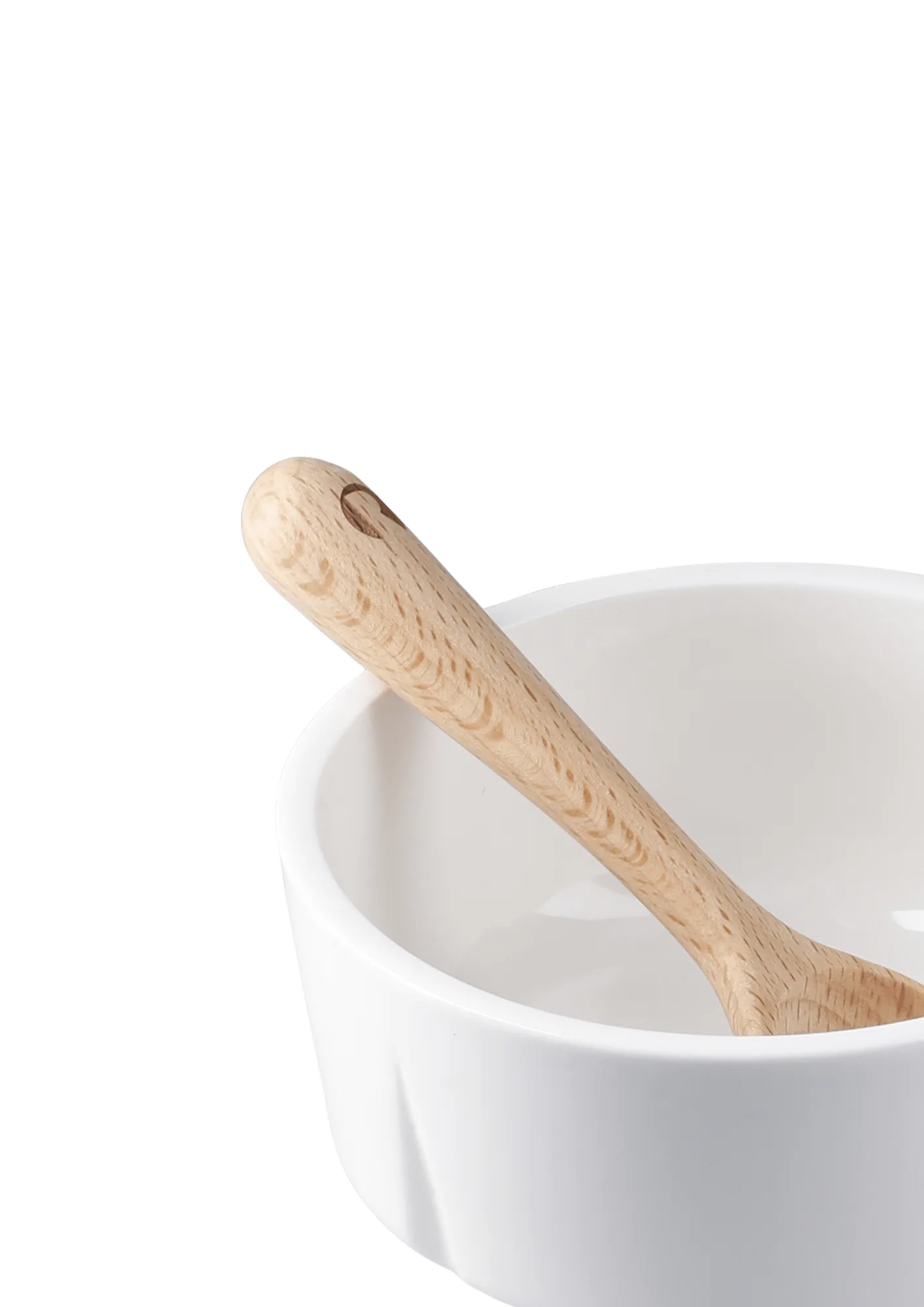 Grand Cru Snackschale und Löffel, Weiß, Ø10,5 cm Rosendahl