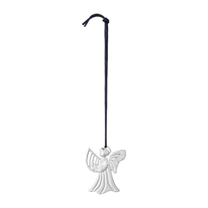 Karen Blixen Engel mit Harfe Weihnachtsanhänger 7cm, Versilbert Rosendahl