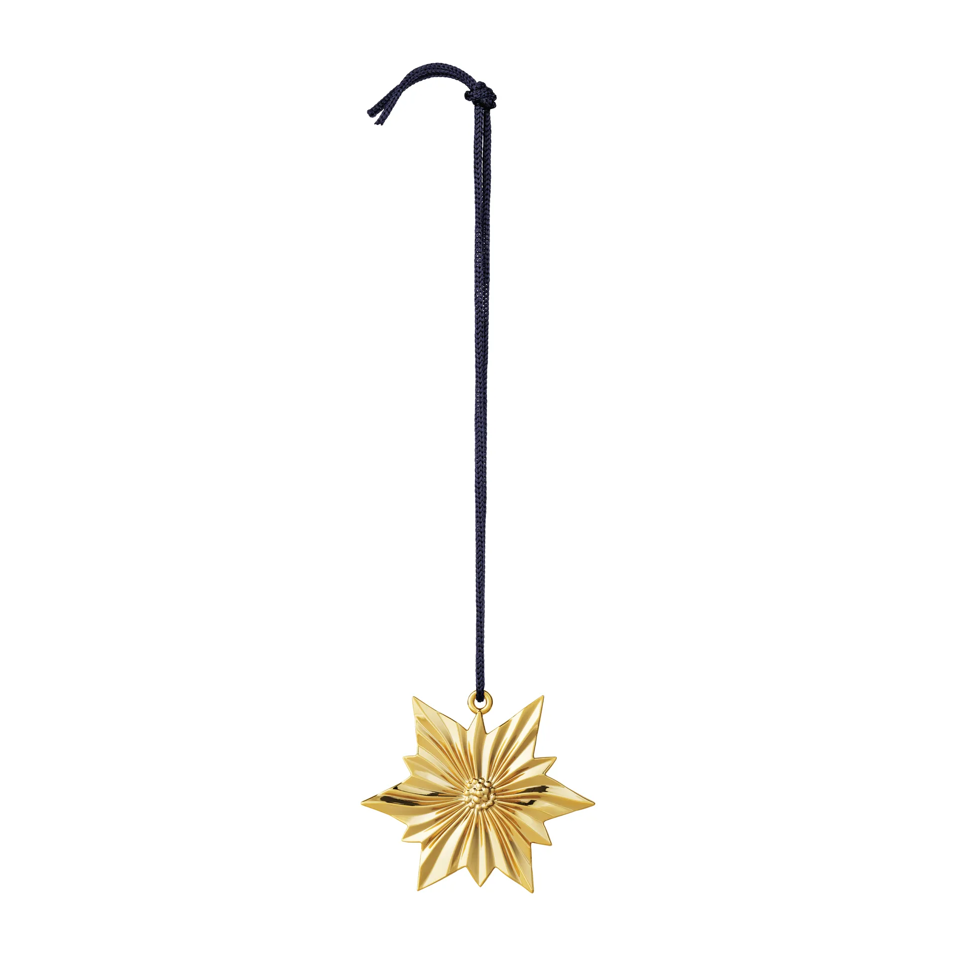 Karen Blixen north star Stern Weihnachtsanhänger 6,5cm, Vergoldet Rosendahl