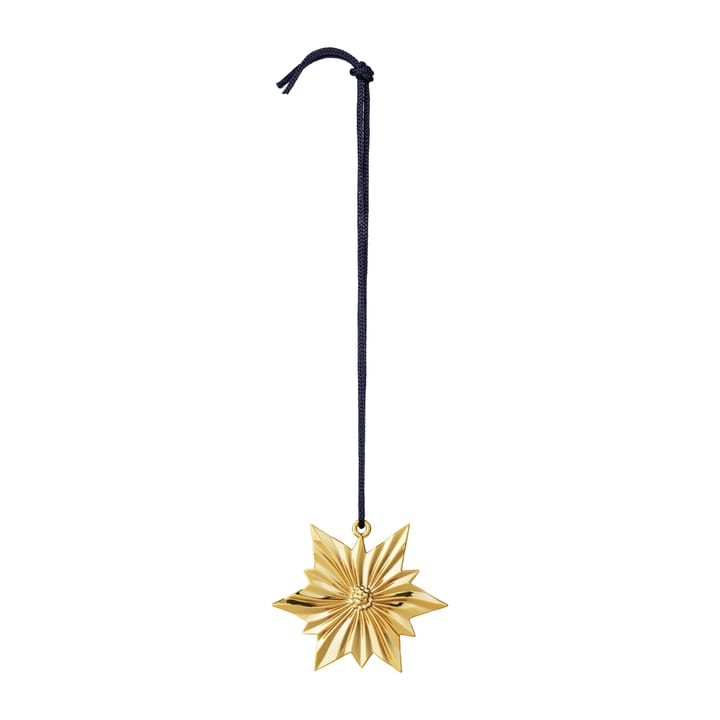 Karen Blixen north star Stern Weihnachtsanhänger 6,5cm, Vergoldet Rosendahl