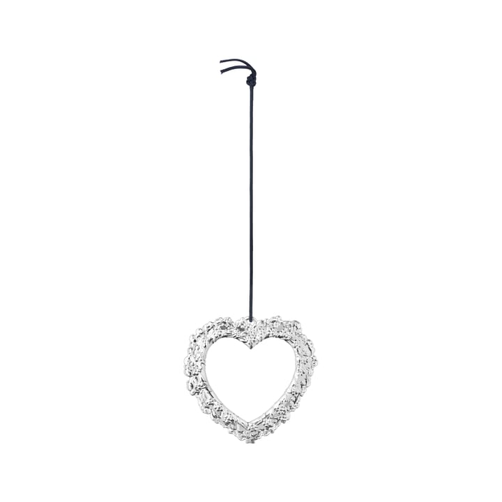 Karen Blixen Weihnachtsanhänger Blumenherz, Silver Rosendahl