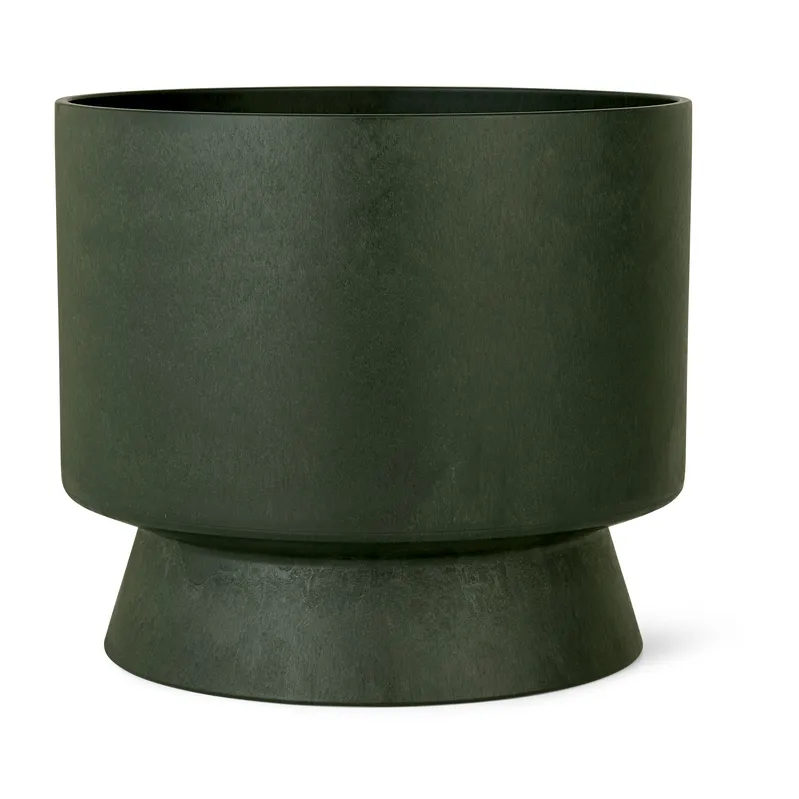 Ro Blumentopf Ø30cm, Dunkelgrün-Kunststoff Rosendahl