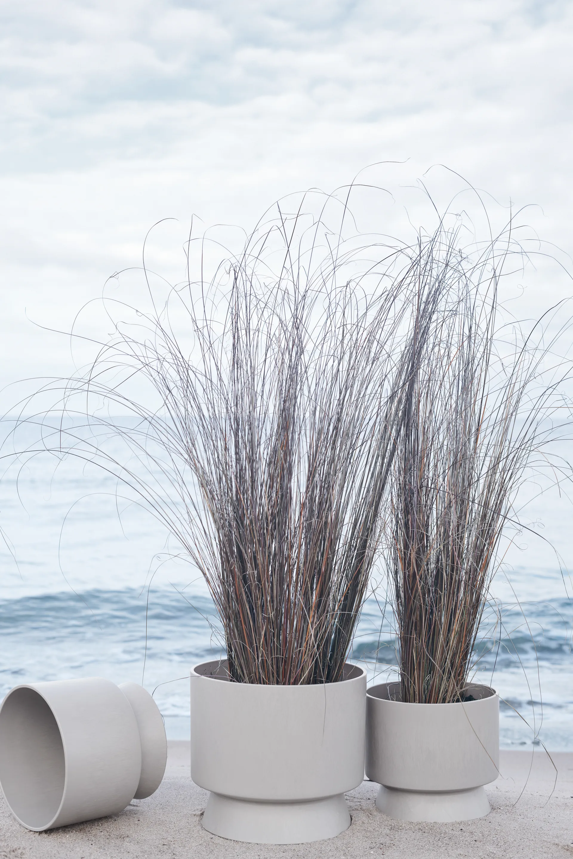 Ro Blumentopf Ø30cm, Sand-Kunststoff Rosendahl