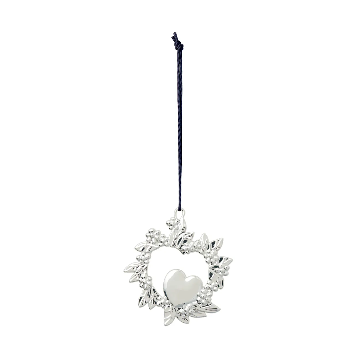 Wild heart Weihnachtsanhänger 8 cm, Versilbert Rosendahl