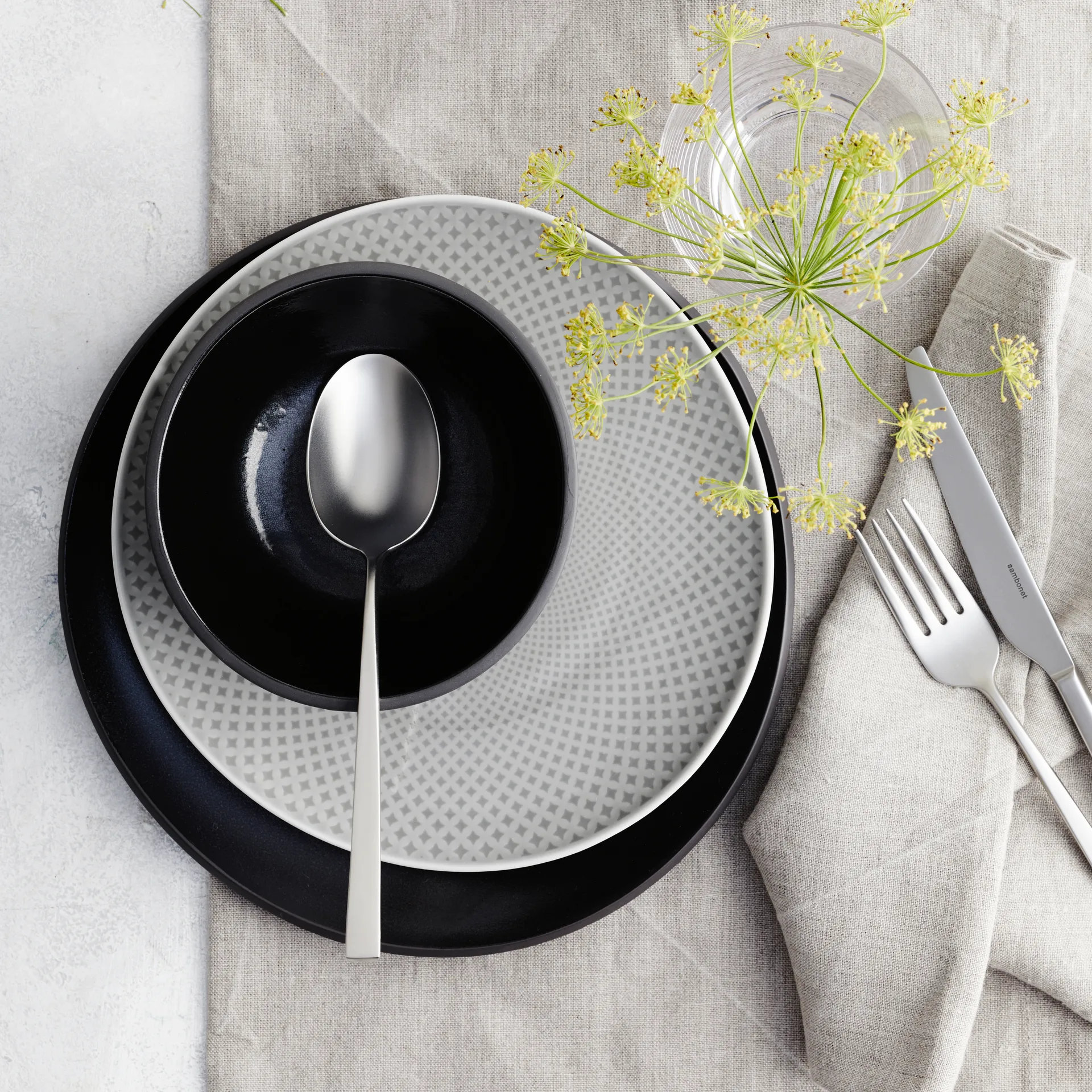 Junto Teller 22cm, Pearl grey Rosenthal