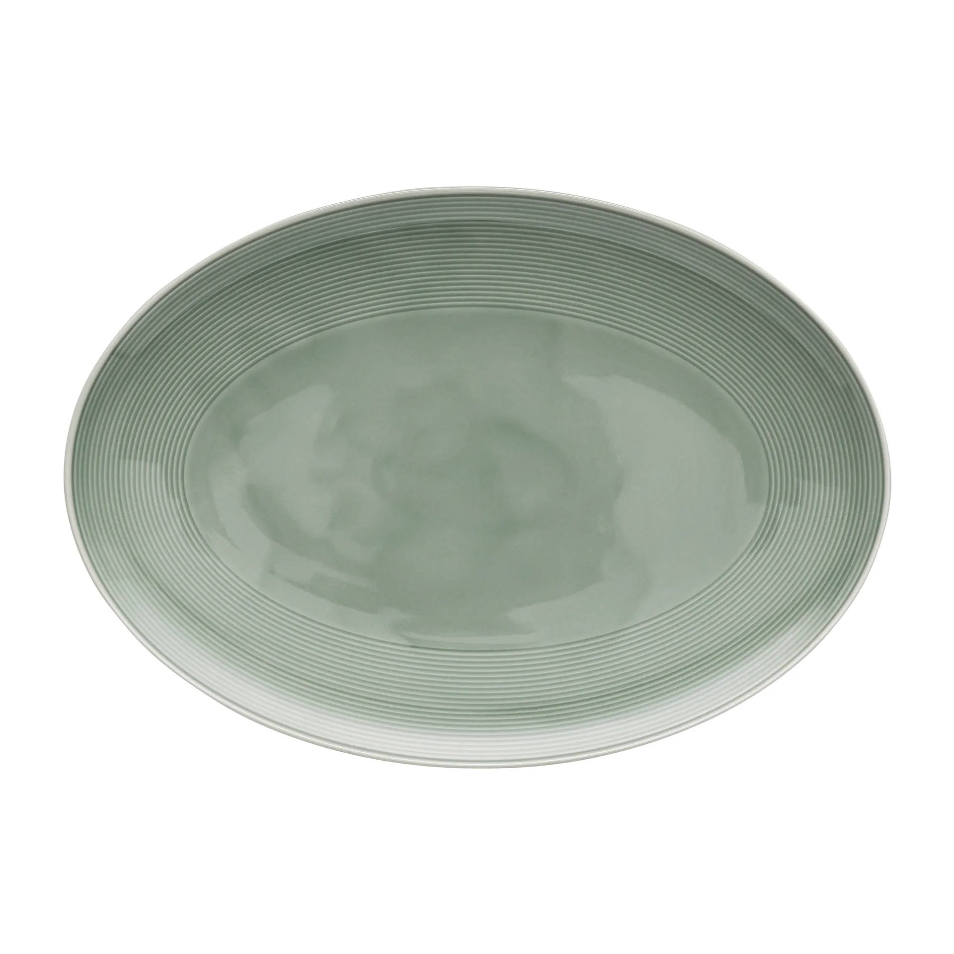 Loft Servierteller oval moss green, 24 x 34cm Rosenthal