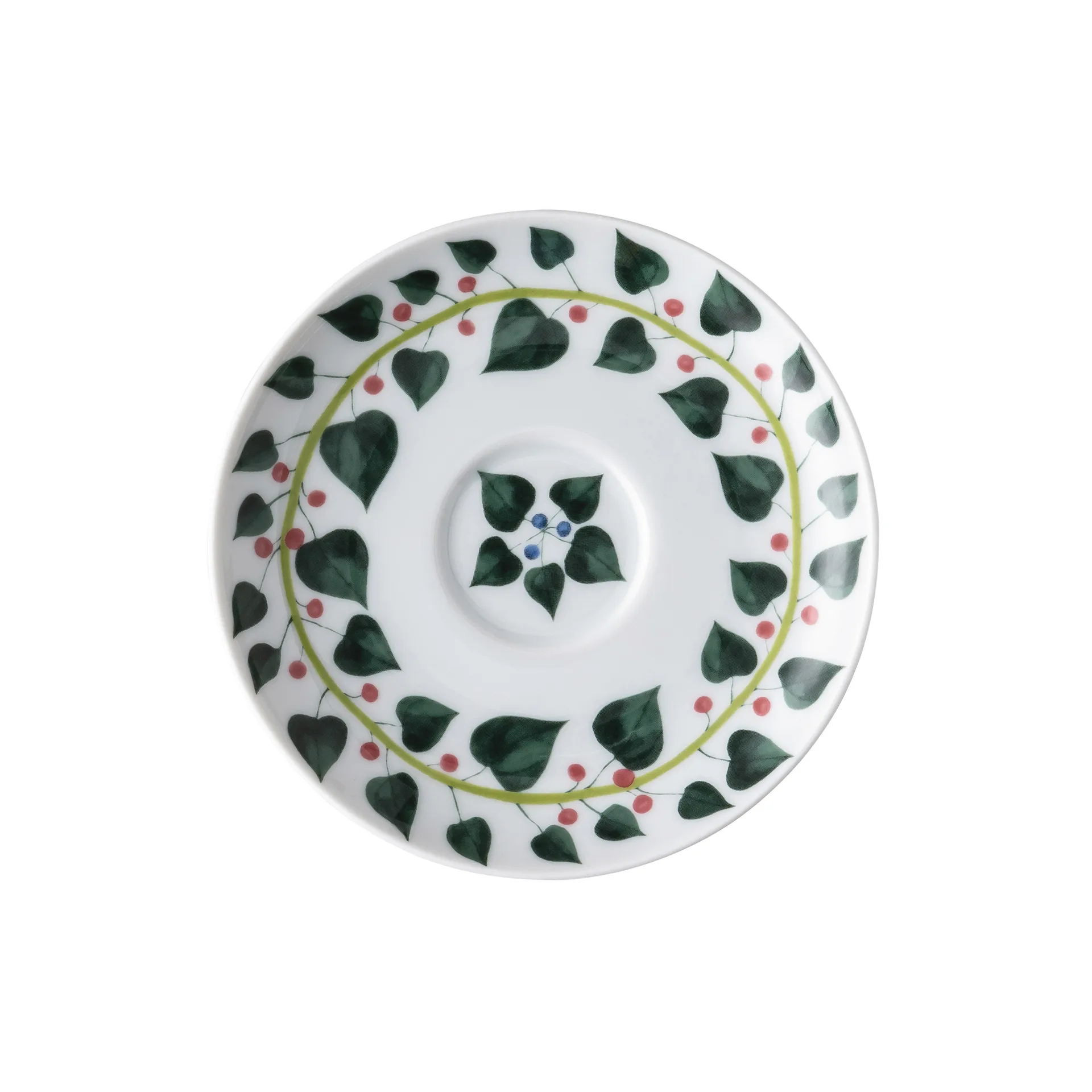 Magic Garden Foliage Espressoteller 12cm, Weiß-grün Rosenthal