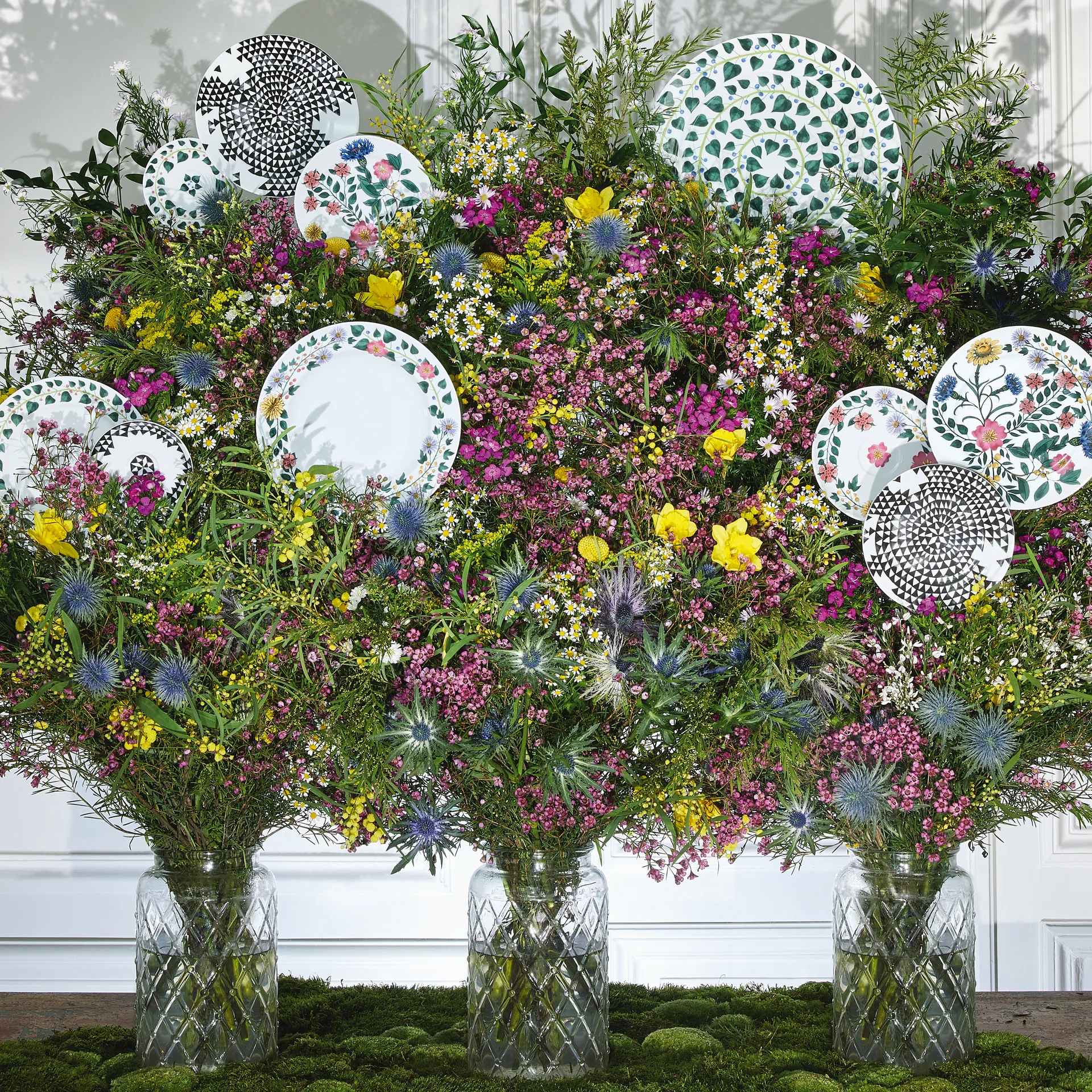 Magic Garden Foliage Teller 21cm, Weiß-grün Rosenthal