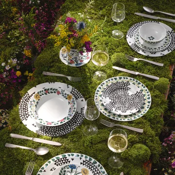 Magic Garden Foliage Teller 21cm - Weiß-grün - Rosenthal