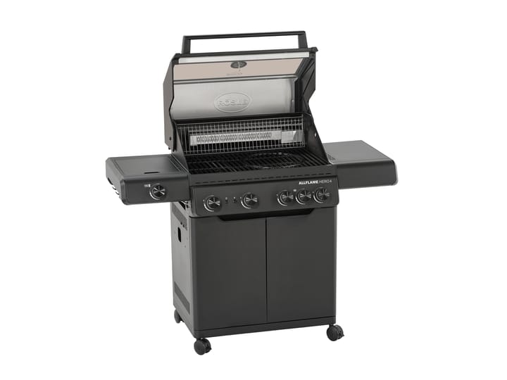 AllFlame Hero 4 Gasgrill, Schwarz Rösle