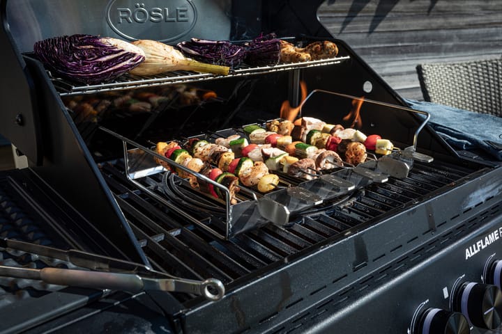 AllFlame Peer 3 Gasgrill, Schwarz Rösle