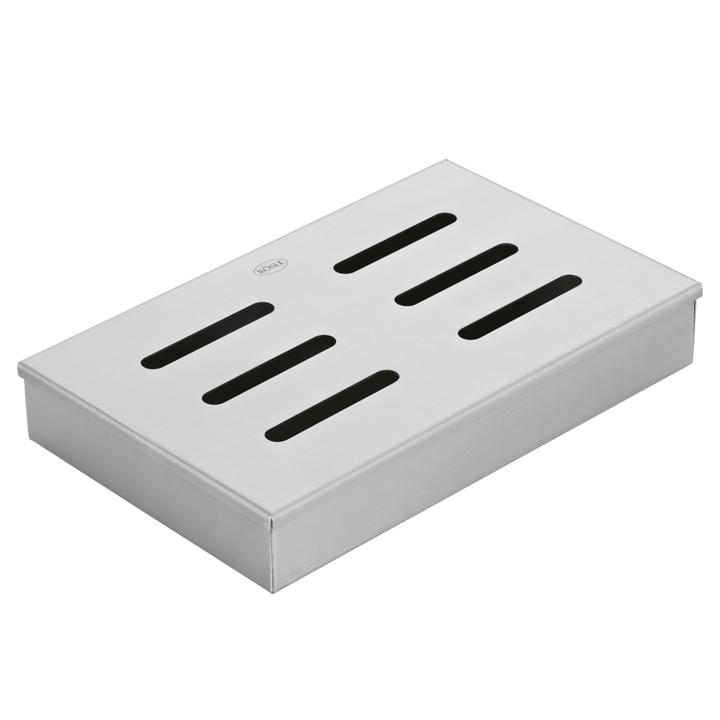 Räucherbox für Grill 21,5 cm, Stahl Rösle