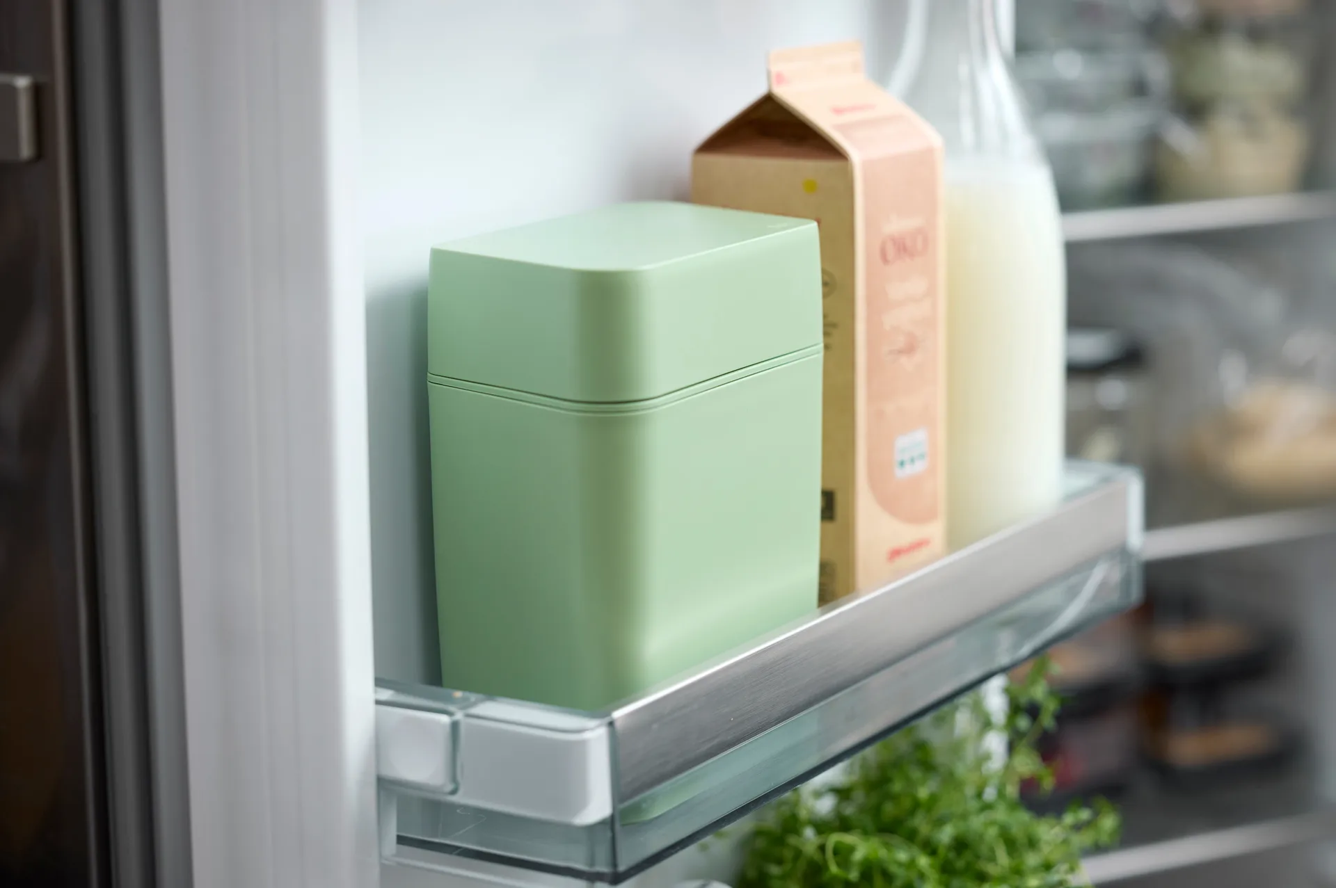 Classic Käsebox inkl. Käsehobel 16,5x10x19 cm, Misty green Rosti